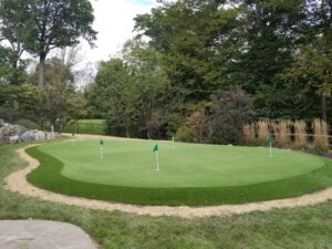 putting green grass installations for home
