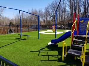 faux playground turf installations