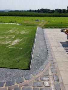 home landscapes built with artificial turf