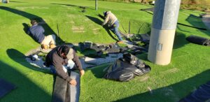 outdoor turf installations for golfing