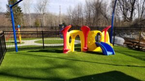 playground faux grass installations