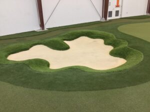 indoor golf grass
